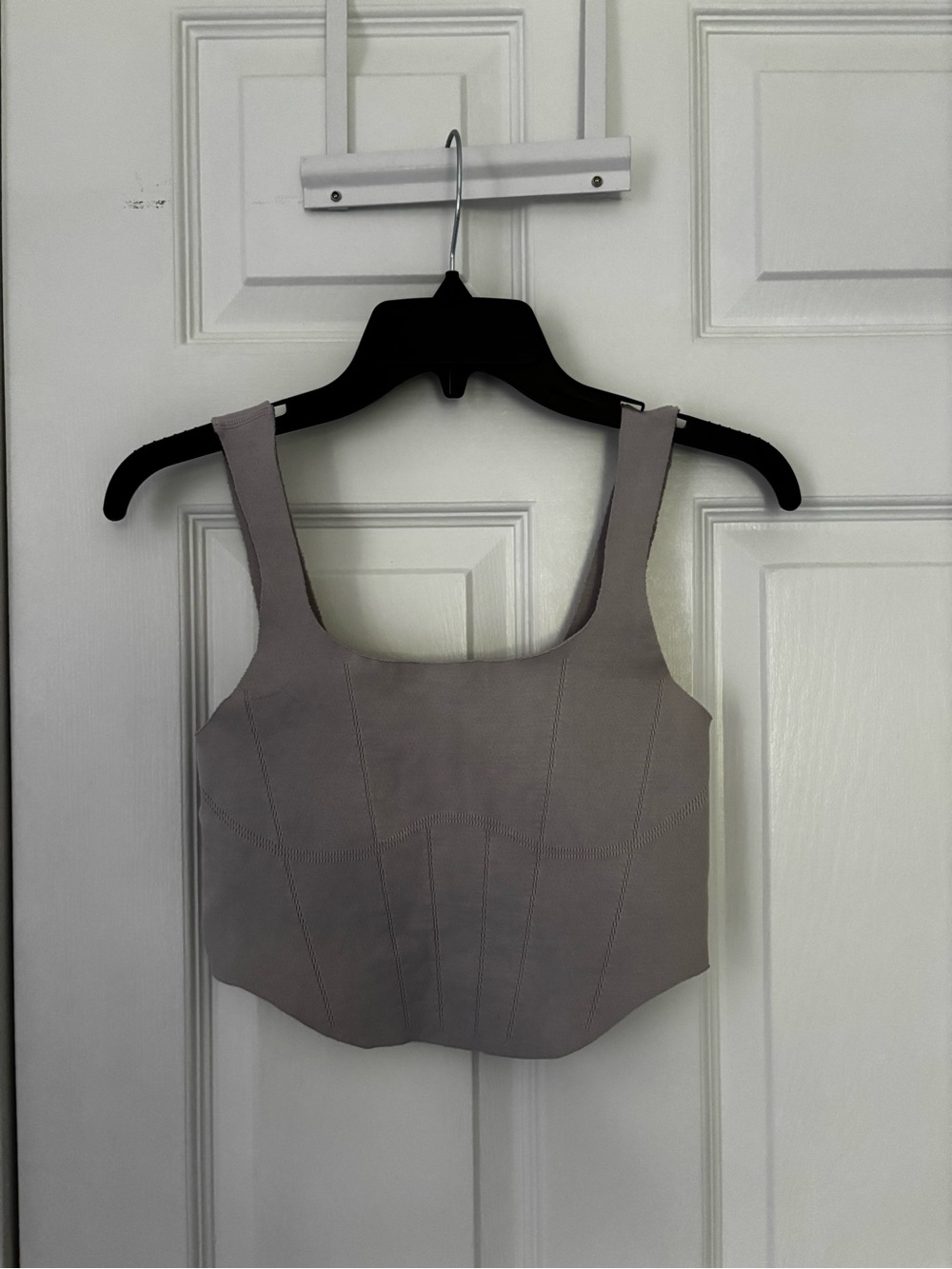 Free People Movement Square-Neck Crop Top